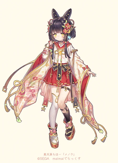 【お仕事】SEGA様のアーケードゲーム『maimaiでらっくす』にて、高天原ちほー「メノウ」のキャラクターデザインを担当させていただきました!🐰✨
よろしくお願いいたします🌙

⭐️ちほー紹介
https://t.co/nu51WybNwm
⭐️楽曲リスト
https://t.co/ZnJ2lJBDTo 