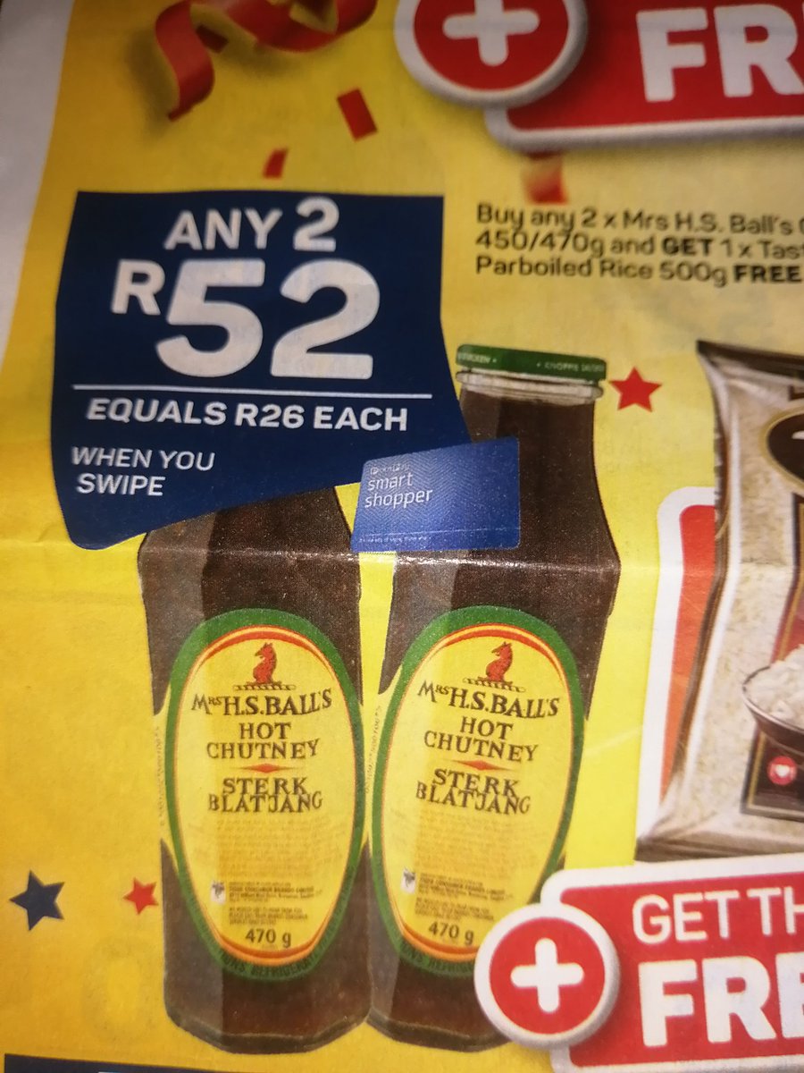 Moet nie uitmis op Pick n Pay se spesiale aanbieding nie. Geldig tot 27 Junie 2021 #chutney