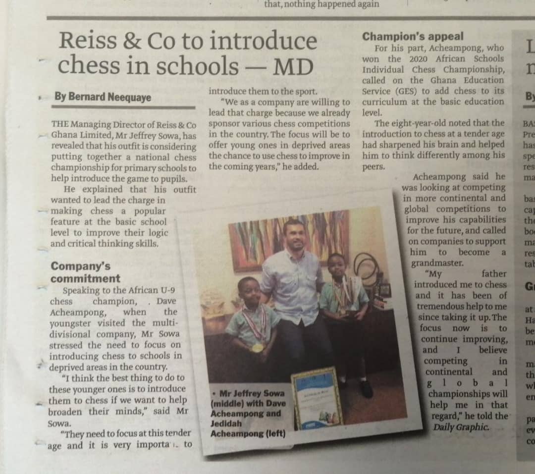 ghanachess's tweet photo. In the news yesterday https://t.co/5dgpSzhmeu this could also help long term  in #FixingTheCountryGhana https://t.co/ImJIs1dUYV