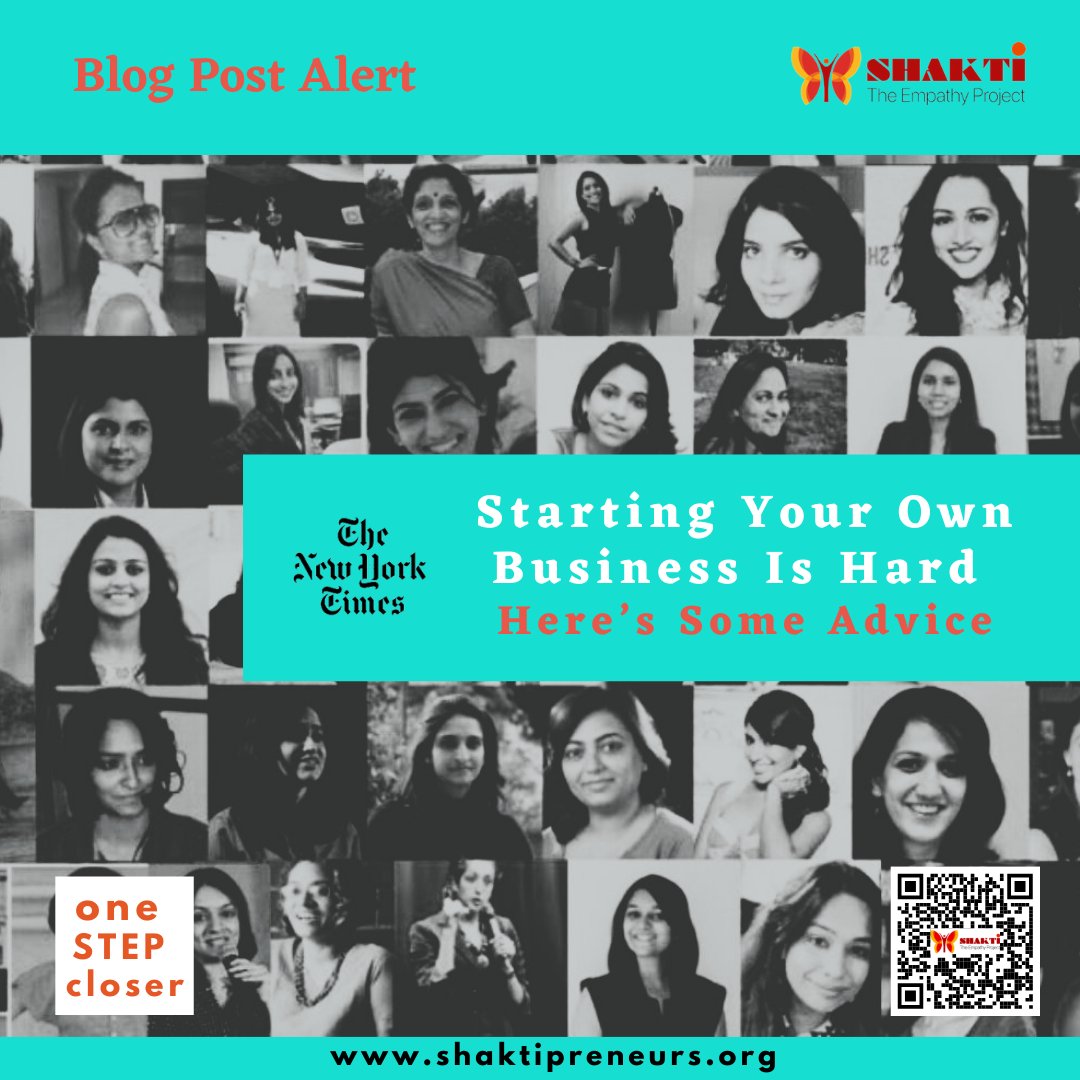 Kerry Hannon, an American author enunciates: How other women are shaking up their industries around the world by making bets on their vision and on themselves with great success. To Read more: shaktipreneurs.org/.../starting-y…
Note: This article has been published on The NYT website.