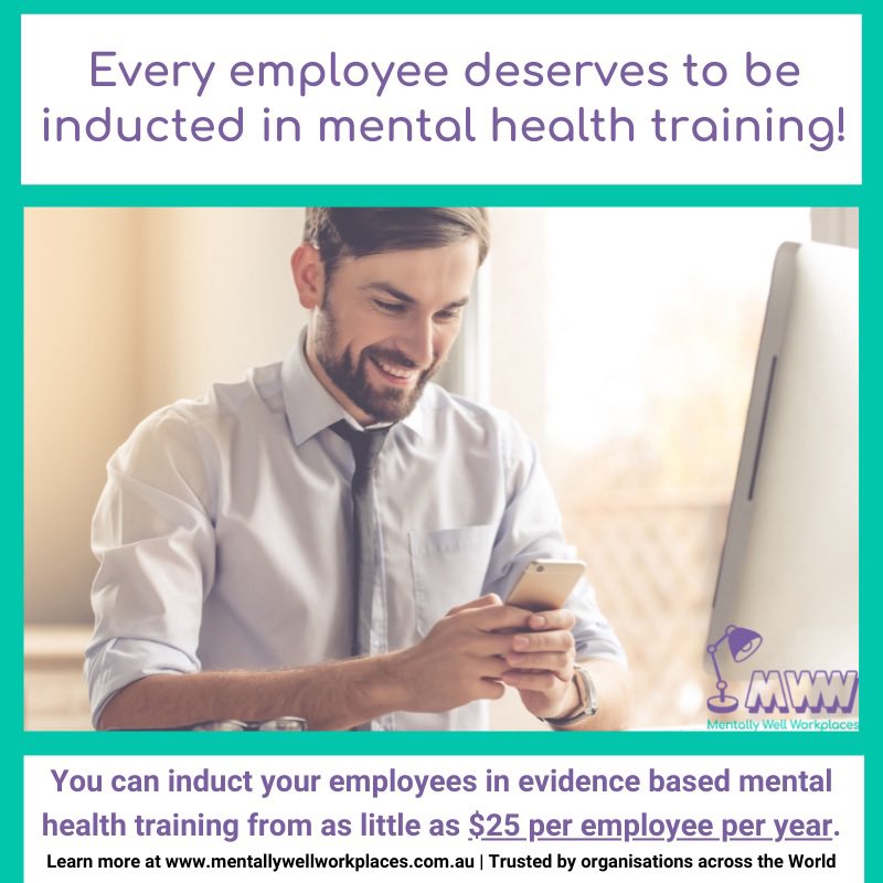 Mentally Well Workplaces tweet media