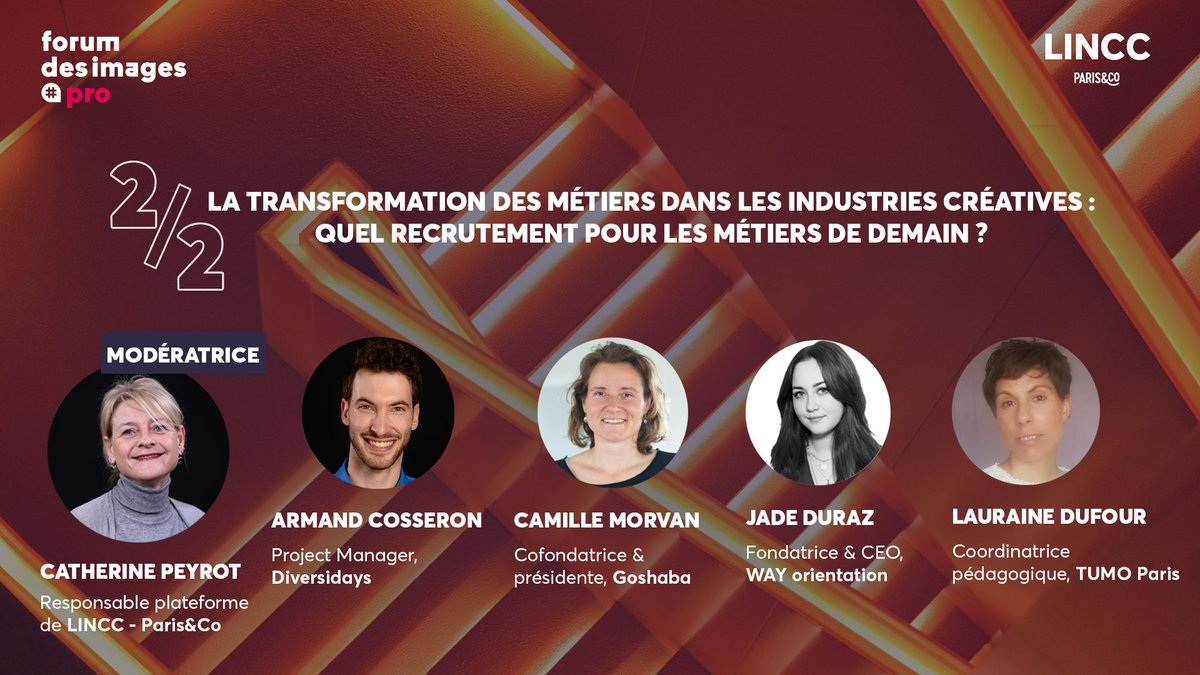 #RH

🧞 Pourquoi les méthodes de #recrutement doivent-elles évoluer ? 

#TableRonde ce soir ⤵️
👉 Quels #outils pour recruter différemment ? 
👉 Comment valoriser un parcours sinueux ? 
👉 Quels enjeux dans les industries créatives et culturelles ? 

eventbrite.com/e/industries-c…