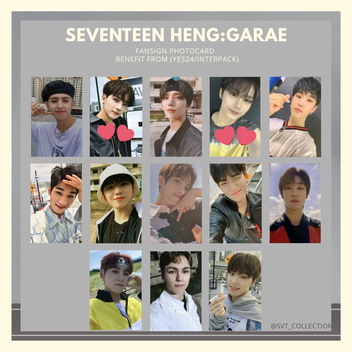 seventeen your choice yes24 共同購入 トレカ セット seventeen your choice yes24 共同購入 トレカ セット