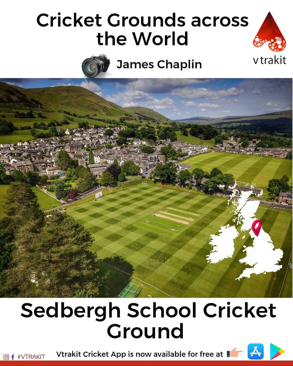 Vtrakit's tweet photo. Sedbergh School has four cricket pitches including the stunning Main Field and Akay grounds, six outdoor all-weather nets, four indoor nets and a second double sized indoor hall ideal for playing indoor games. #Lancashire #Cricket #VtrakitApp https://t.co/L8D0wj2y2n