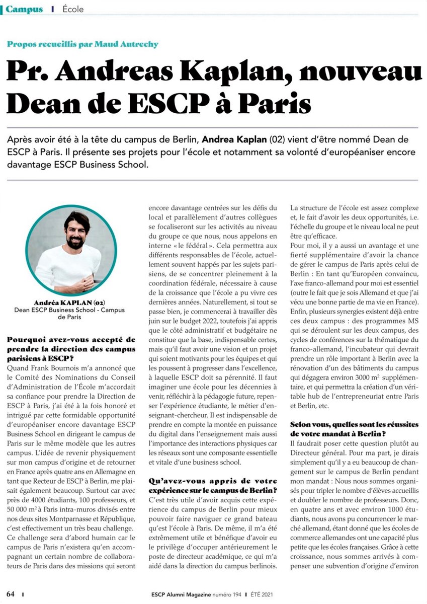 Michael Haenlein Haenlein Twitter