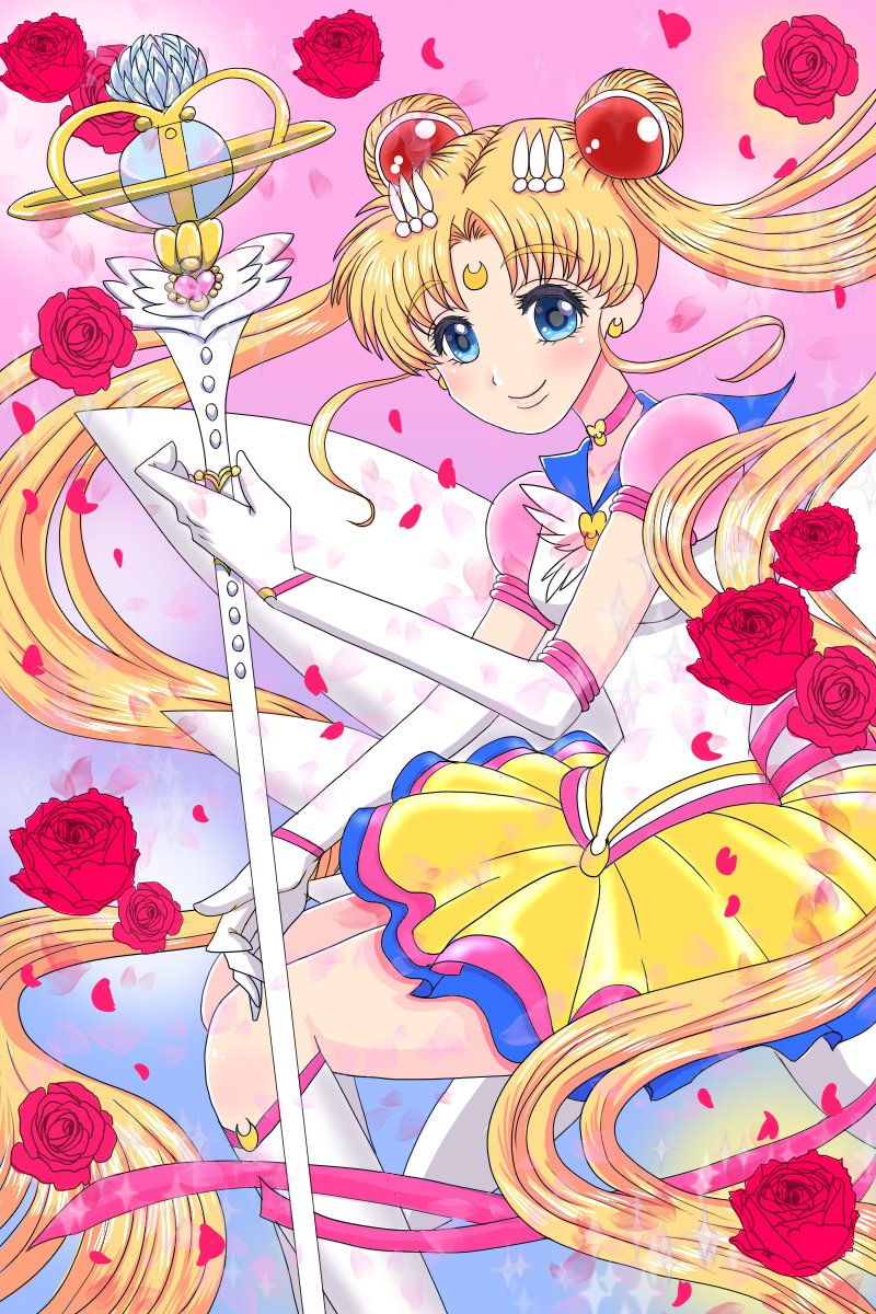 予約受付中 手描きイラスト エターナルセーラームーン アート 写真