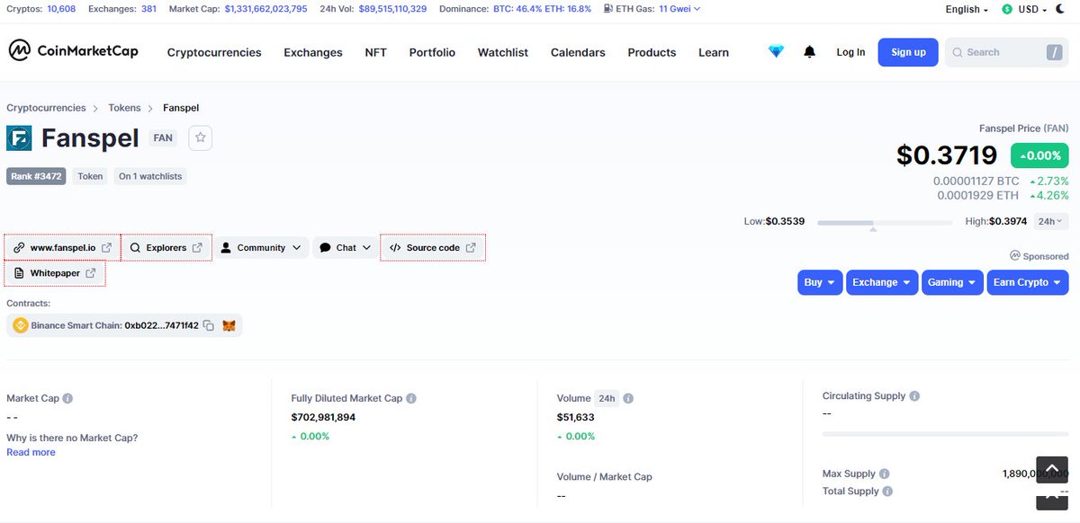 FanspelOfficial's tweet photo. Hello,

$FAN token listed on @cmclistings 👇

https://t.co/ETxmh2fxsp

#cryptocurrency #Fanspel #BNB #FAN #CMC #bscscan #BakerySwap #PancakeSwap https://t.co/QCCsKSDVzH