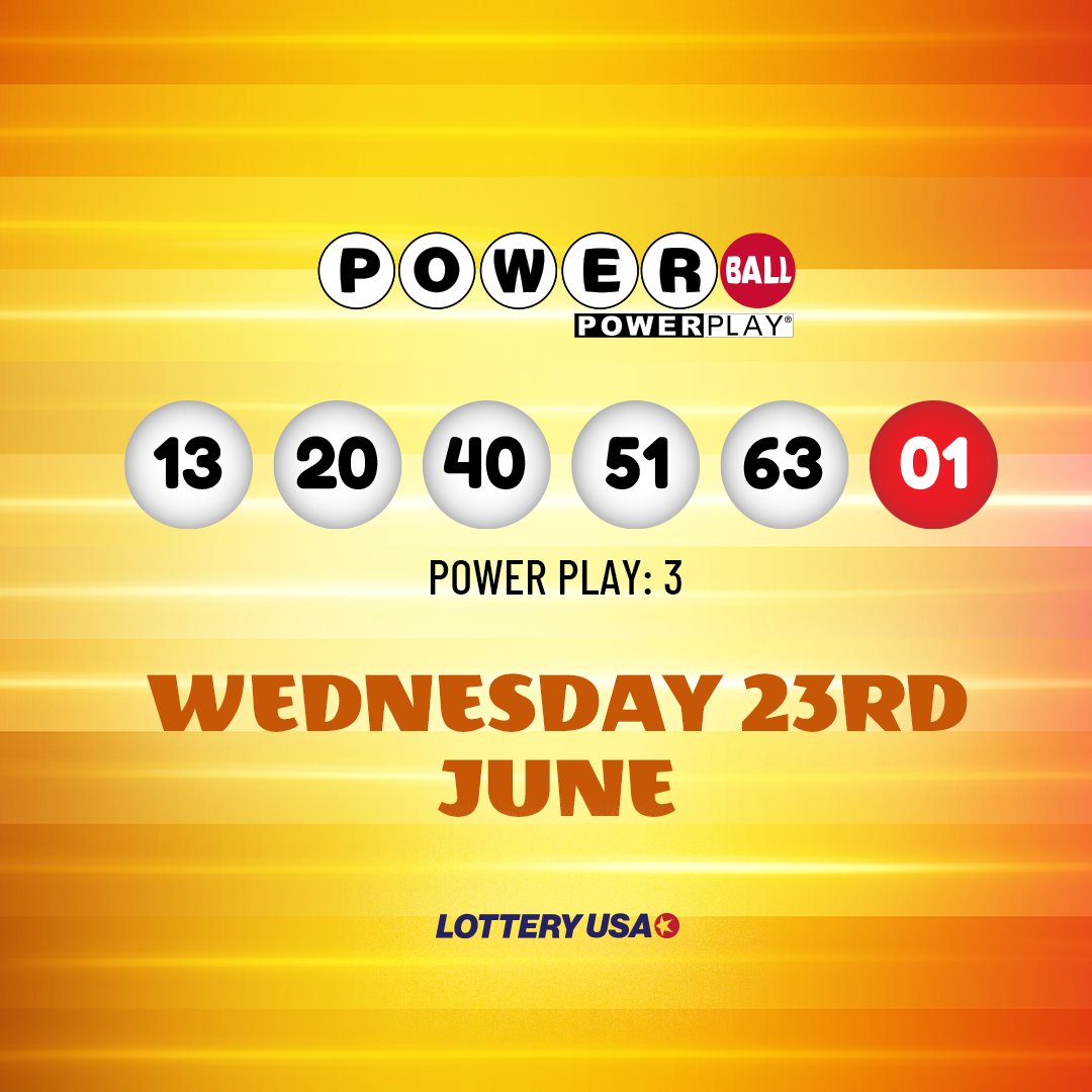 The Powerball jackpot rolls over again, since there were no jackpot winners on June 23rd's draw. Will someone win it next time?
Visit Lottery USA for more information: https://t.co/Ucllj09piq
#Powerball #lottery #lotterynumbers https://t.co/nqtOJVeJbQ