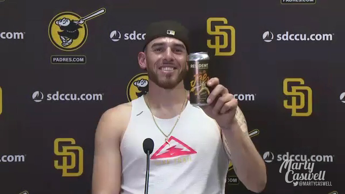 Marty Caswell (@martycaswell) on Twitter photo And since Joe Musgrove is as San Diego as they come, there's only one way to celebrate a sweep of the #Dodgers. Local craft beer <a href="/ResidentBrewing/">Resident Brewing</a> And since Joe Musgrove is as San Diego as they come, there's only one way to celebrate a sweep of the #Dodgers. Local craft beer <a href="/ResidentBrewing/">Resident Brewing</a>