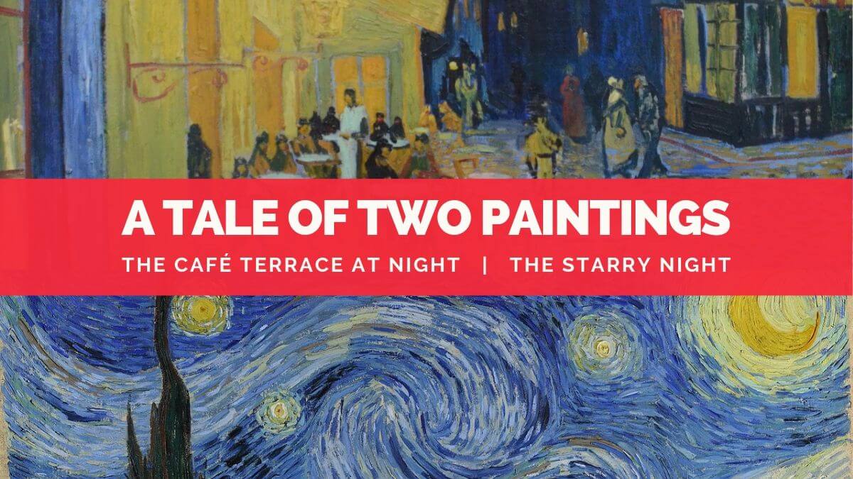 famous_painting's tweet photo. A Tale of Two Paintings. Van Gogh's The Café Terrace at Night and The Starry Night.

https://t.co/LgH0ikZYrC

#VincentVanGogh #CaféTerraceatNight #StarryNight #painters #vangogh https://t.co/AoDafio9Ml