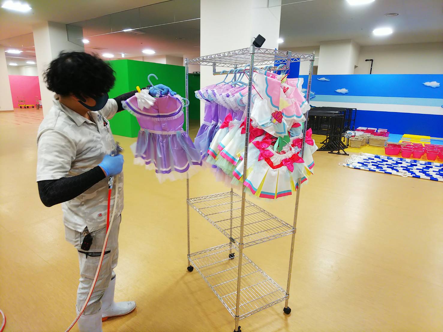 トロピカル ジュ プリキュア トキメク思い出メイクツアー 大阪南港atc お知らせ 会場内ではお子様が手に触れそうな場所を中心に 光触媒と銀イオンによる抗ウイルス 抗菌コーティングを実施しました 新型コロナウイルス感染症対策と ご来場の