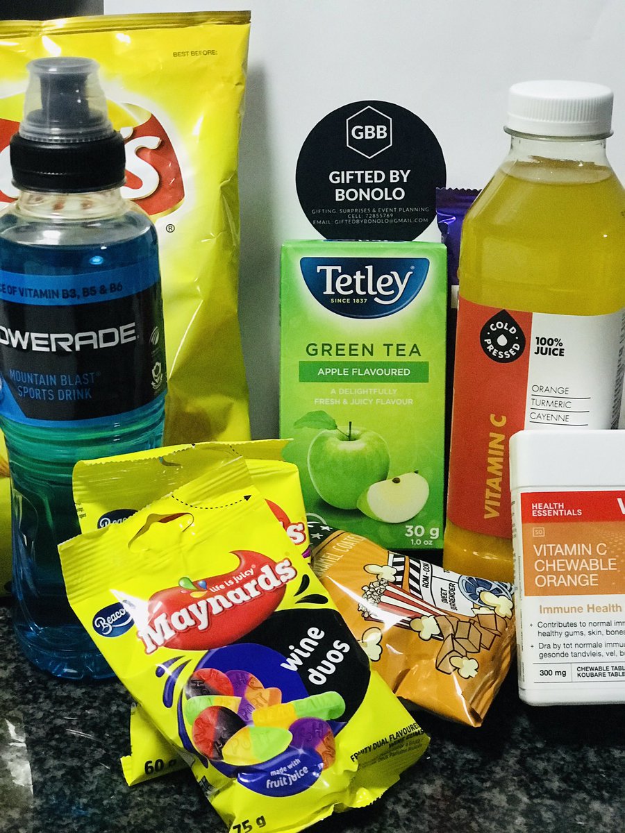 GiftedBonolo's tweet photo. 📍Covid “Get Well” Package
Tetley Tea influenced by @tumie_nthutang ❤️
#covid #covidtimes #recoverypackage #forhim #forher #giftedbybonolo https://t.co/NMmy1b1xXU