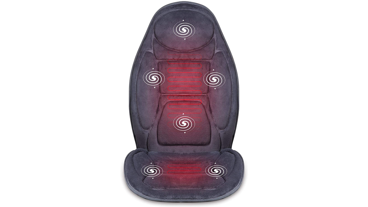 Snailax_US's tweet photo. Snailax Back Massager Heating pad with 6 Vibrating Motors &amp; 3 Therapy Heating

Feature:
Recipe Spot Vibration Massage
Soothing Heat Therapy
Soft Plush Fabric
Dual adjustable strap goes around back chair seat to keep cushion stable and secure.
Nice Christmas &amp; Birthday gift https://t.co/z59XqaFZHd