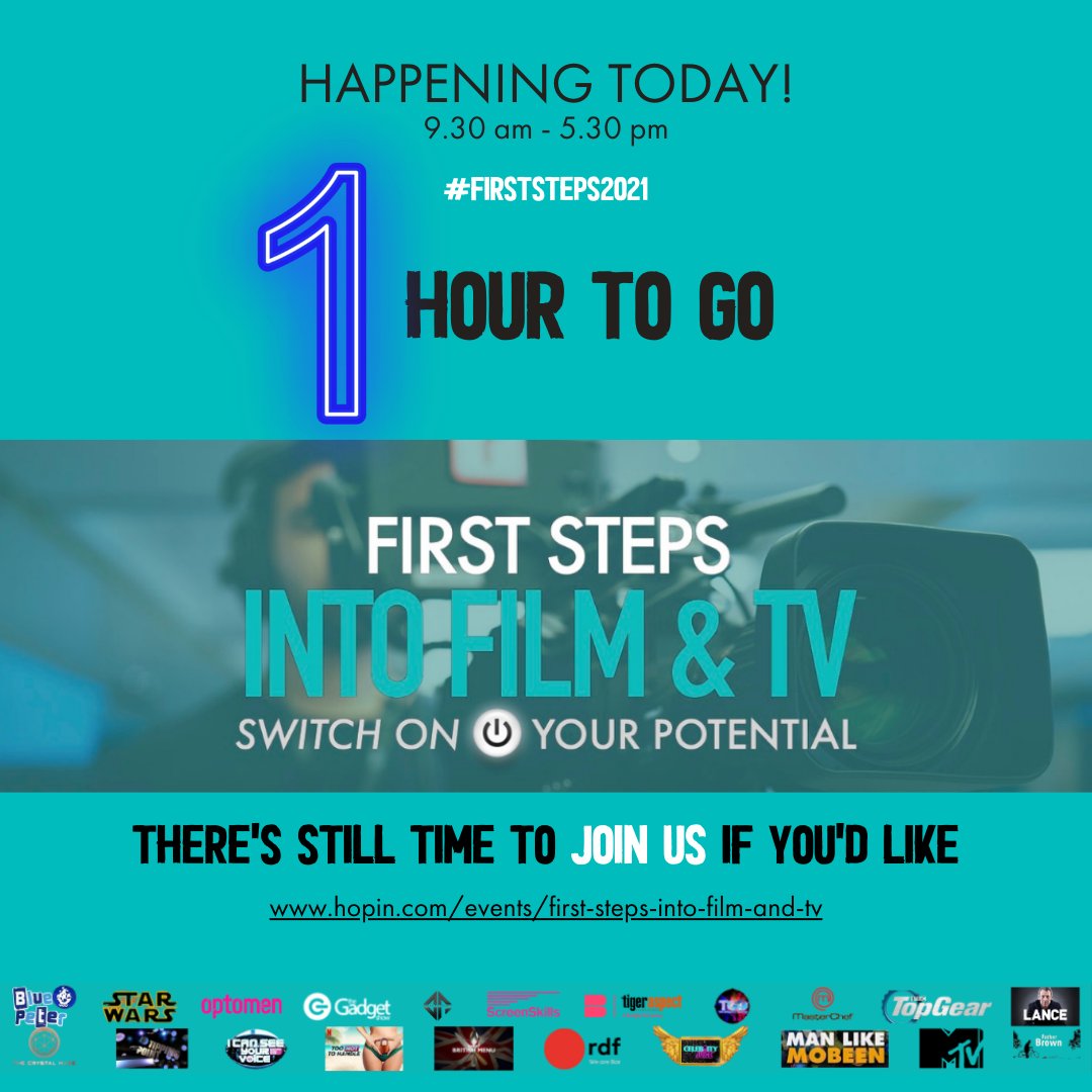 alisongrade's tweet photo. π¨ 1 HOUR TO GO!
Gearing up to #host the First Steps into Film & TV #online event from 09:30βοΈ
There's still time to #JoinUs if you'd like to attend. Go straight to #Hopin to get your ticket.
The event will be #recorded and available afterwards BUT ONLY for ticket holders. https://t.co/GzvB3jLng7
