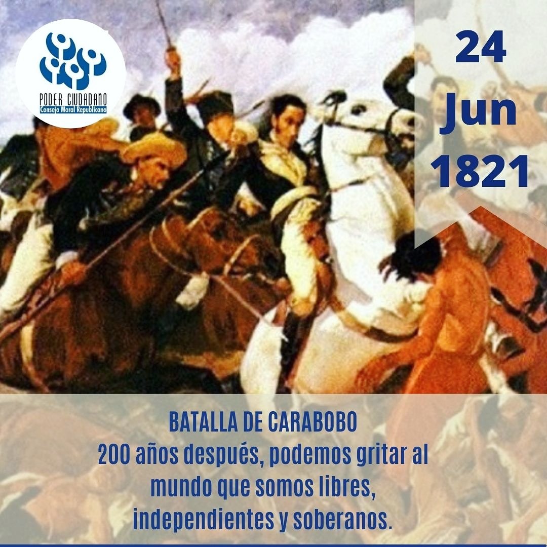 #CaraboboInvencible || Venezuela conmemora el bicentenario de la Batalla de Carabobo, hecho histórico que permitió liberar definitivamente al país del dominio español.