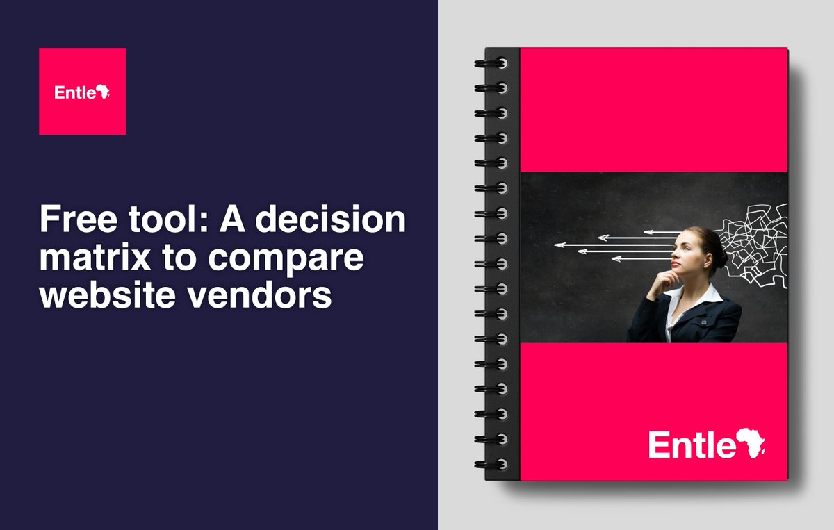 Trying to compare different web development agencies, but lost in the jargon and all the considerations? Download Entle's free decision matrix to relieve your team's cognitive load: buff.ly/3znj15k