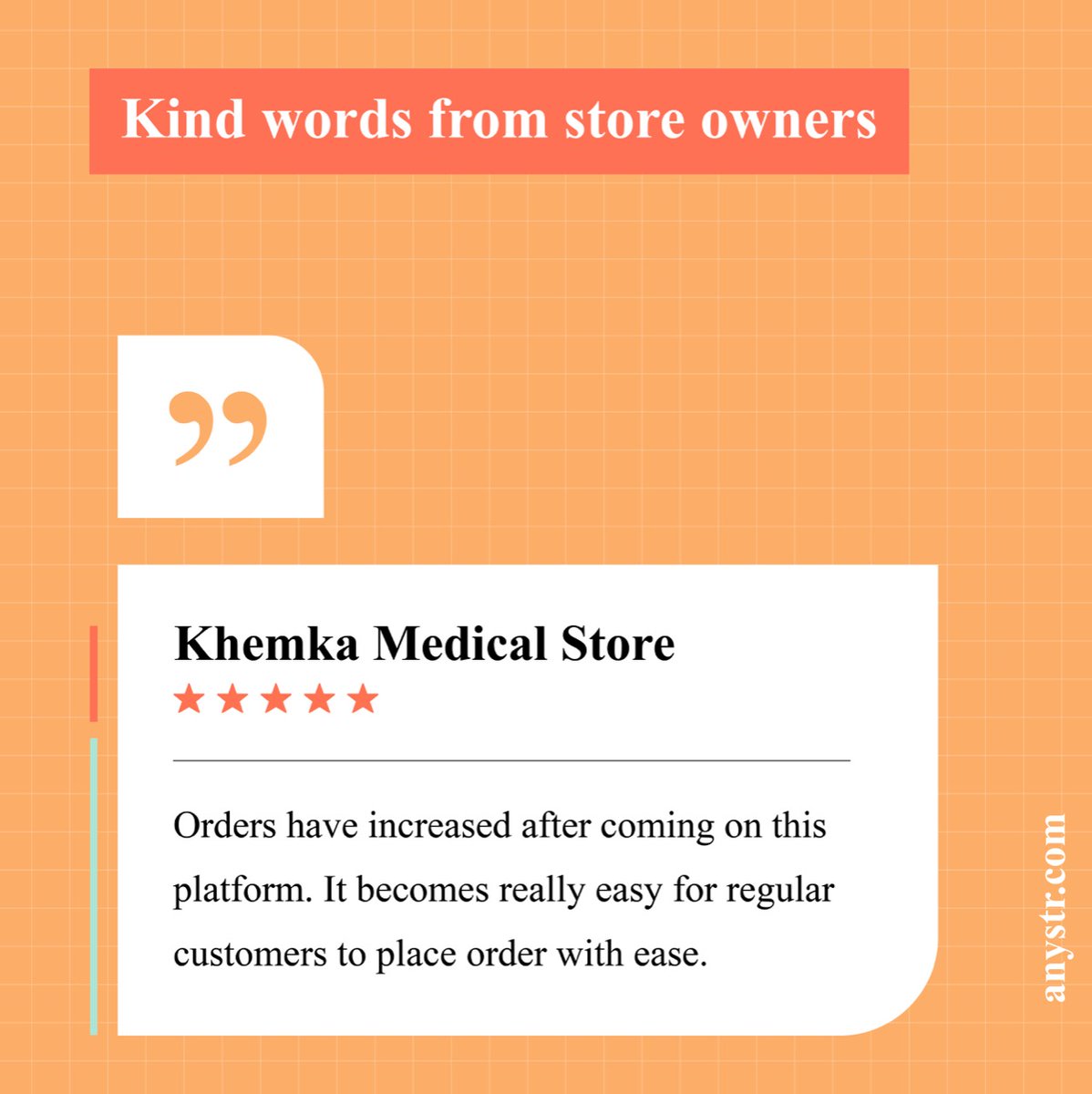officialanystr's tweet photo. Don't take our word for it. Hear what our #Customers say about us.
#customerservice #happycustomer #happyclient #testimonials #customerreviews #Anystr #sellwithanystr #retail #b2b #b2bmarketing #retailmanagement #qrcode #Countersale #OnlinePayments #Khatamanagement https://t.co/jZqlaCpHE0