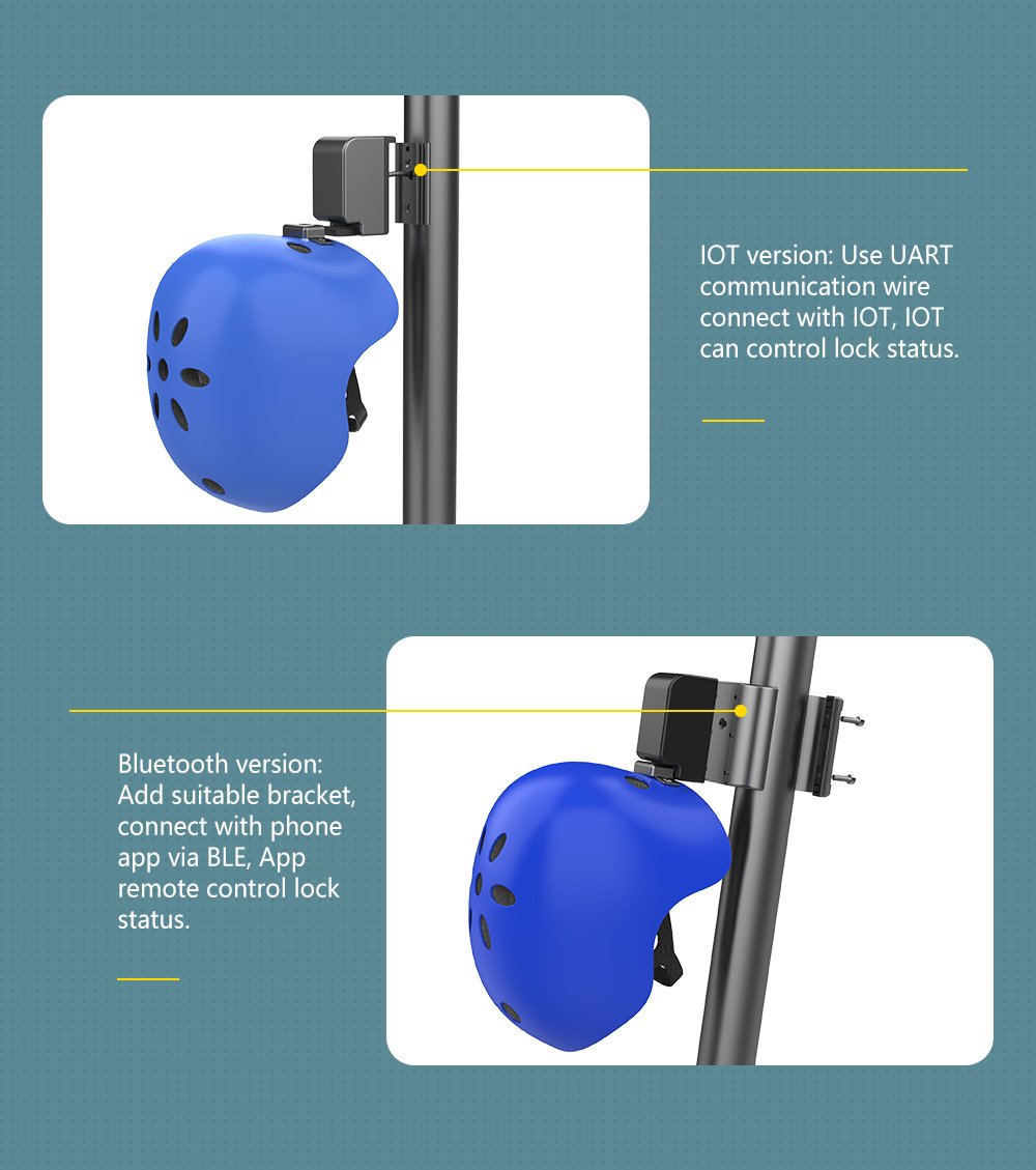 OmniIoT's tweet image. Omni new Functional advantage product - Smart Security anti-theft Helmet Lock
Helmet lock version：Bluetooth version/IOT version
Waterproof：IP67
One-stop Easy Manage, very convenient
#helmetlock  #antitheftlock  #omnilock
smartlockssupplier.com/products/Smart…