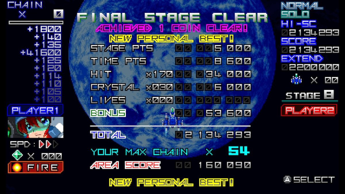 ChefFitaurus's tweet image. 1CC! Raging Blasters is definitely worth a look. Having a lot of fun with it so far. #shmups #RagingBlasters #NintendoSwitch