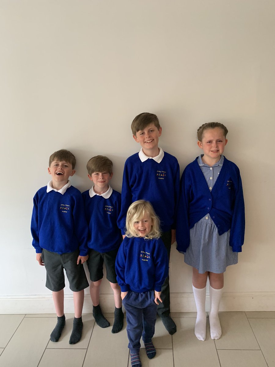 Charliedog952's tweet photo. @StBartsTrust  all five children at @OffleyCW11 today https://t.co/7XuvQz3kVN