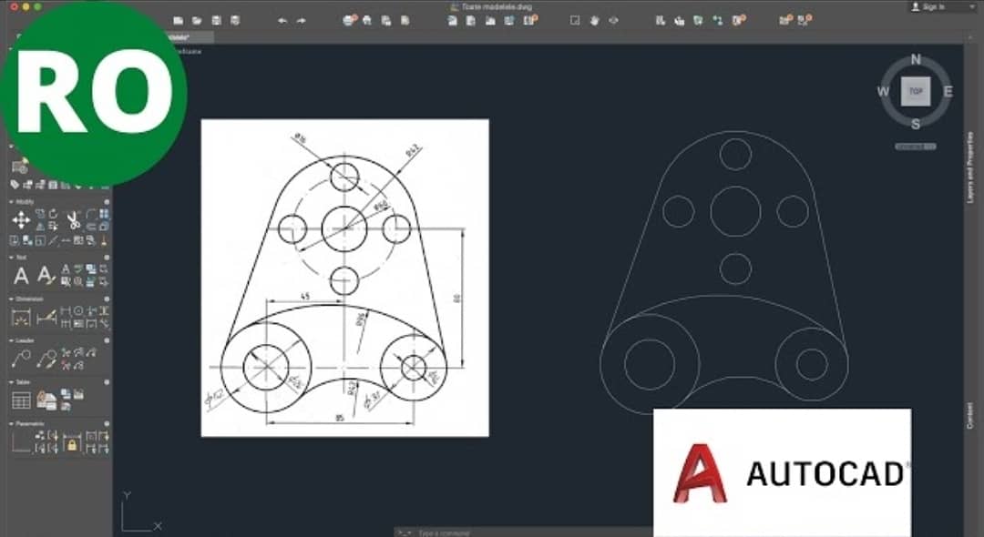 GCintea's tweet image. #AutoCAD #AutoCad_2D_Drawing #Exercise #romania