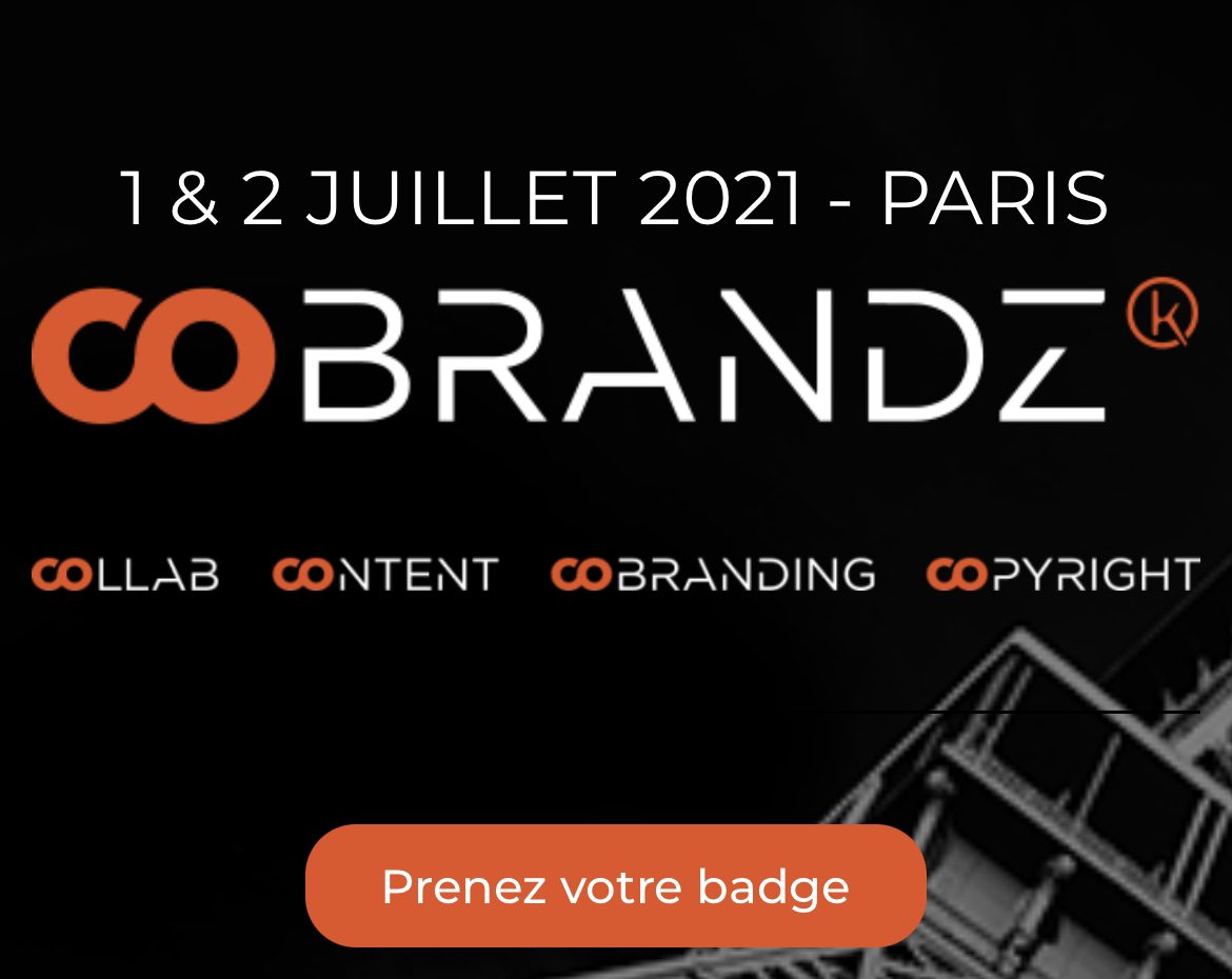 Reech (@reech_com) on Twitter photo Guillaume Doki-Thonon <a href="/guillaumedt/">Guillaume DOKI-THONON</a>, CEO de Reech, prendra la parole au salon #Cobrandz le 1er juillet Ă 16h20.
Au programme: Les diffĂ©rents aspects dâune collaboration avec les #influenceurs.
RĂ©servez votre badge ici:Â
bit.ly/cobrandz-Paris
#InfluenceMarketing #Event Guillaume Doki-Thonon <a href="/guillaumedt/">Guillaume DOKI-THONON</a>, CEO de Reech, prendra la parole au salon #Cobrandz le 1er juillet Ă 16h20.
Au programme: Les diffĂ©rents aspects dâune collaboration avec les #influenceurs.
RĂ©servez votre badge ici:Â
bit.ly/cobrandz-Paris
#InfluenceMarketing #Event