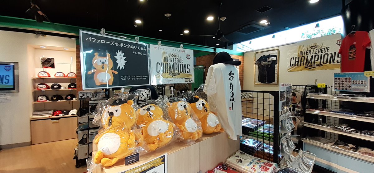 idoryu15's tweet photo. 2021年交流戦優勝の新しいフラッグも追加されてた(●´ω`●)

#B_WAVE #Bs2021 https://t.co/ufB9zkPvOw