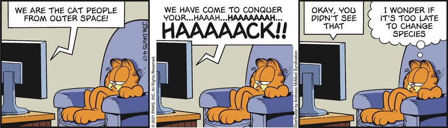 ItsGarfieldTime's tweet photo. Day 138 of 2 Garfields 1 Jon

Today's comics, April 16-19, 2021 https://t.co/Y7w9bOKTeL