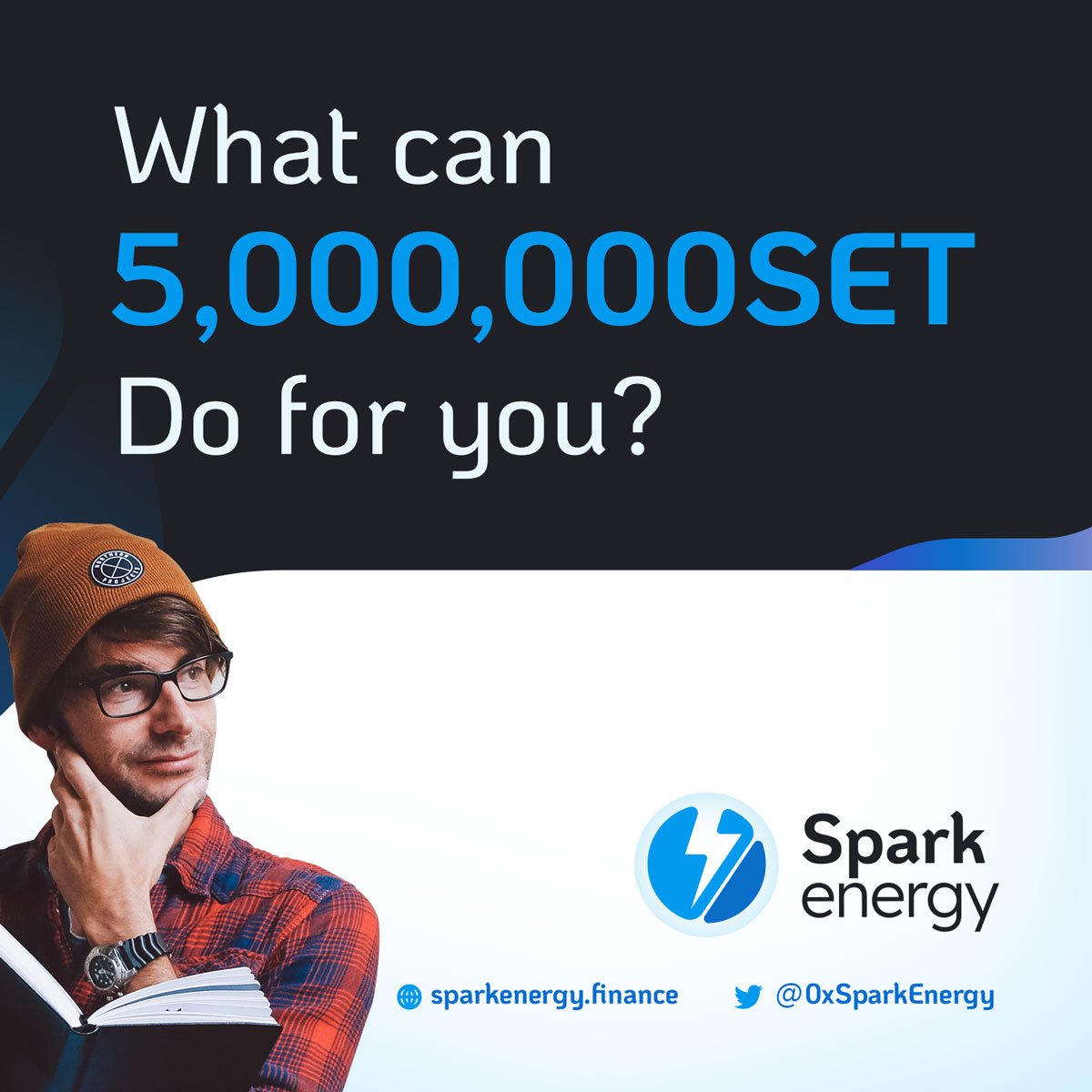 0xSparkEnergy's tweet photo. If you had 5,000,000 $SET today, what would you use it for?
#sparkenergytoken #sparkenergy #setarmy #currency #bitcoin #trading #binance #ico #cryptonews https://t.co/9oTnQe2yYT