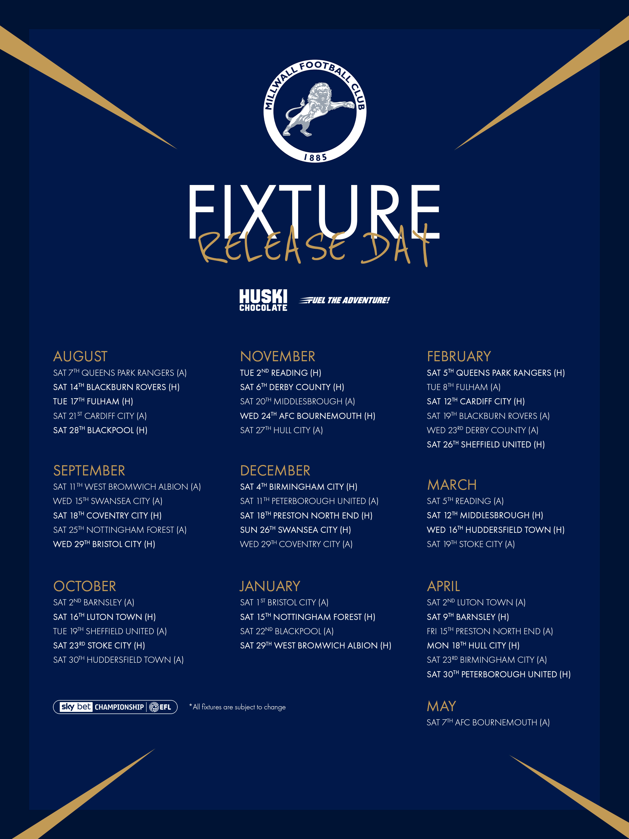 Millwall fixtures deals