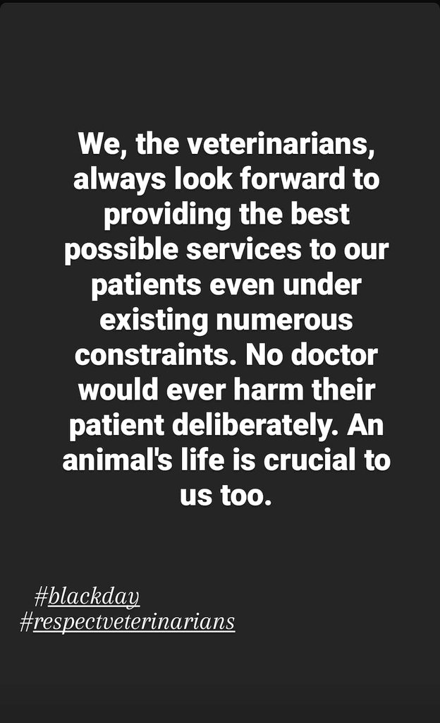 DrHitendraSing5's tweet photo. Veterinarians have long been true guardians of animal welfare and health. Keeping animals happy and healthy is a special privilege for vets, vet techs, and their entire team. #BoycottManekaGandhi #RespectVeterinarian @narendramodi @PMOIndia @presidentVCI https://t.co/40Wu1YnVkx