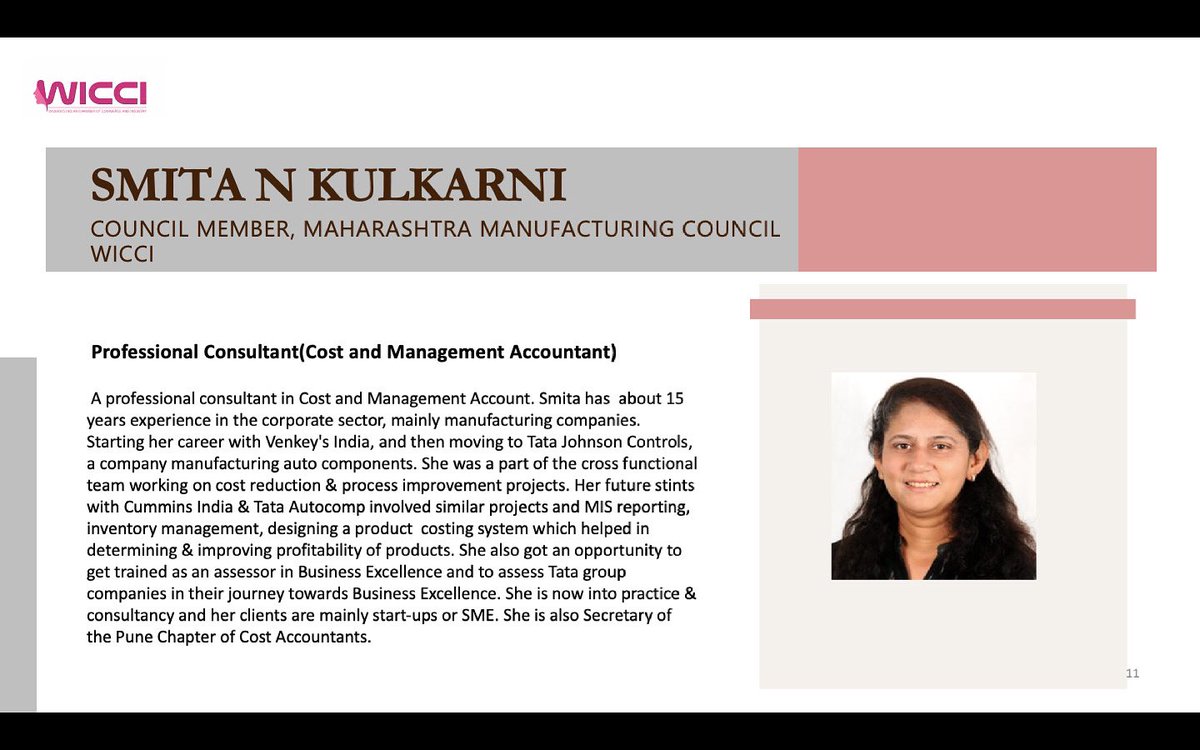 WICCI Maharashtra Manufacturing Council tweet media