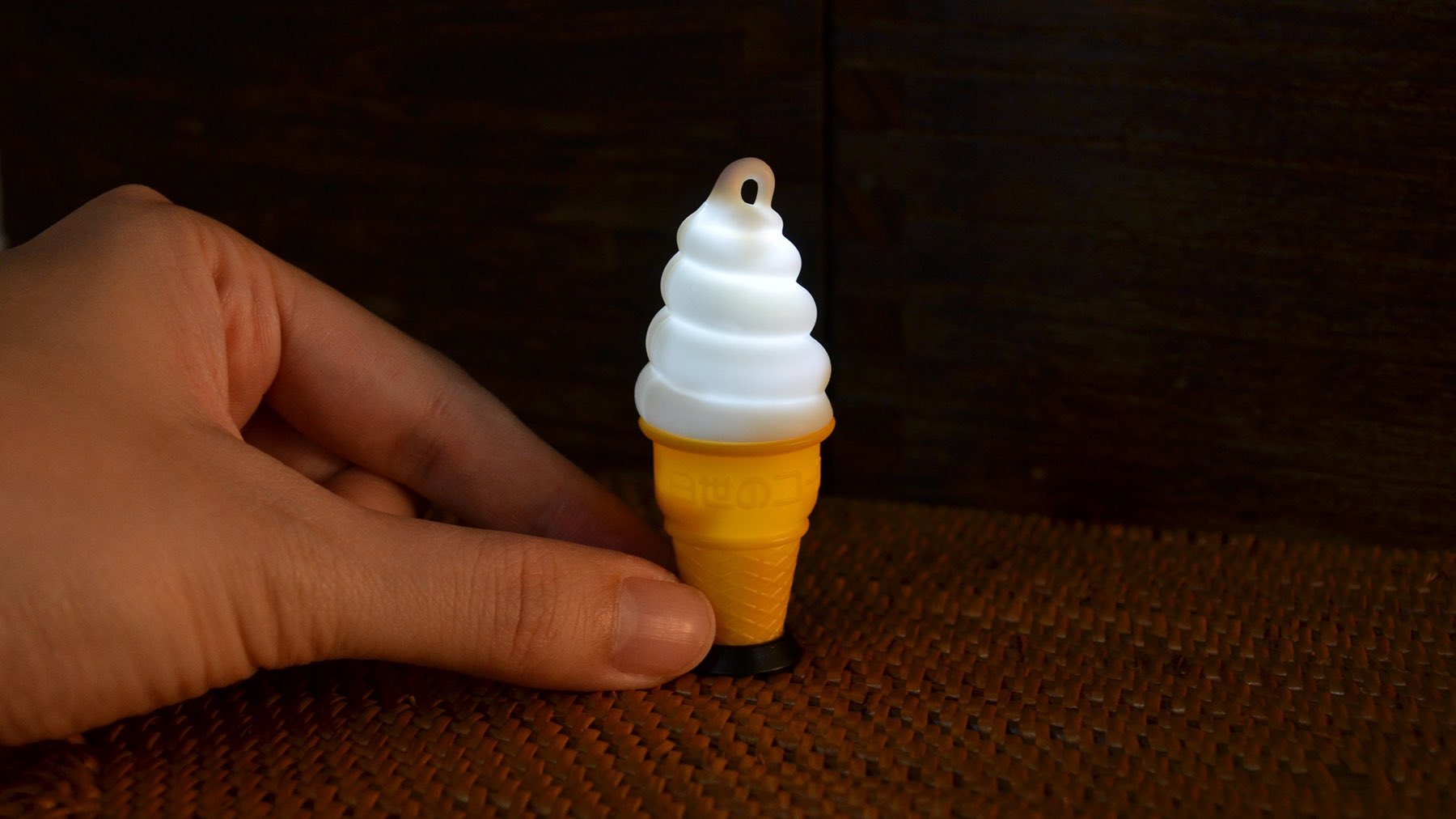 日世のミニソフトスタンド ソフトクリーム