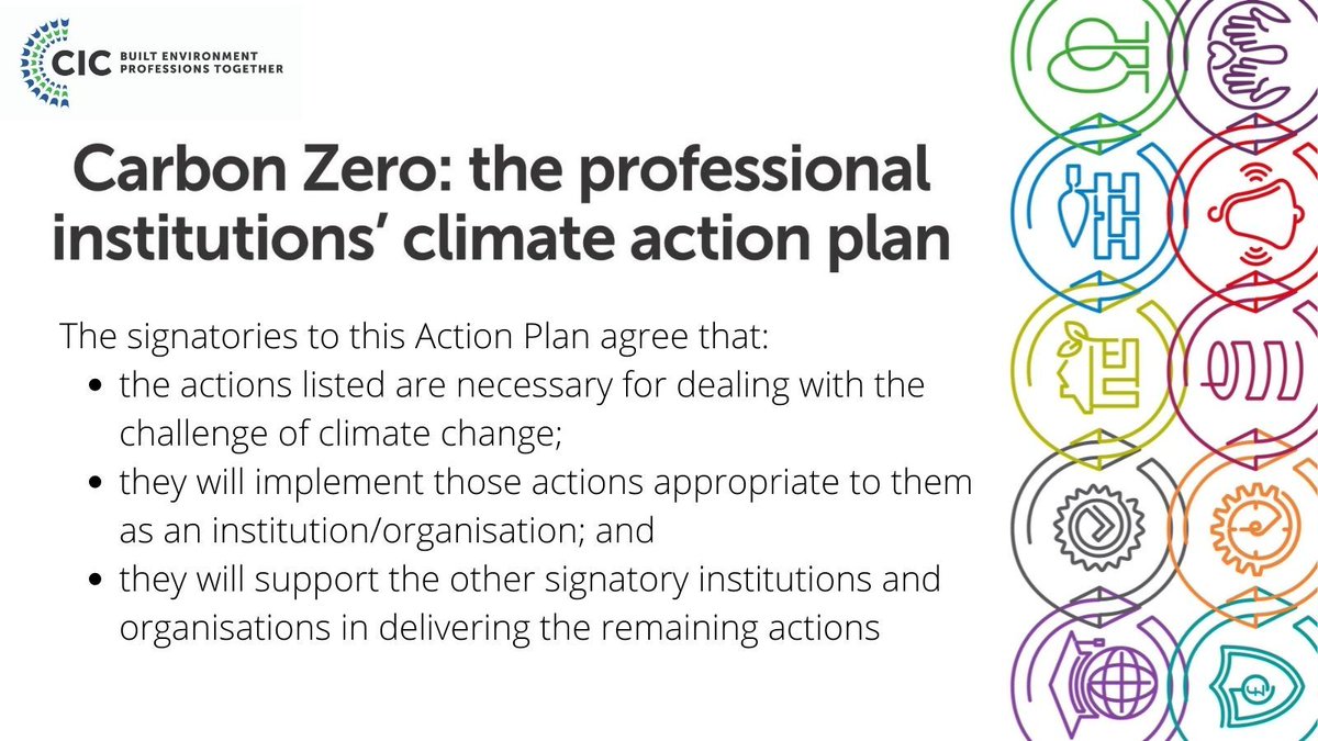 CIBSE support and have been active in the creation of the <a href="/CICtweet/">CIC</a> Climate Action Plan. The plan includes significant steps which should deliver real progress towards Net Zero and climate adaptation. buff.ly/3vRzhbG