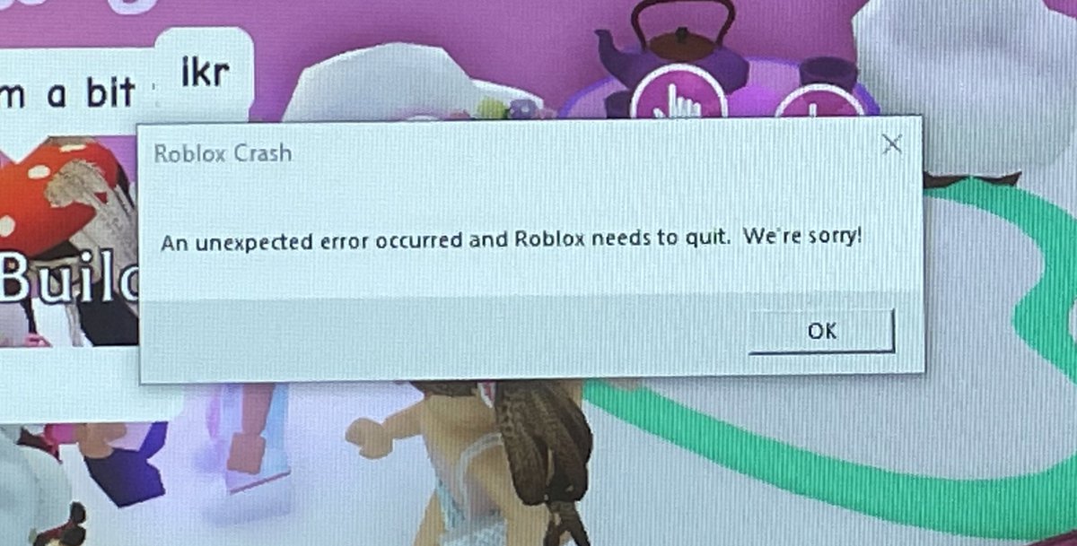 We re sorry those. Ошибка РОБЛОКС an unexpected Error occurred and Roblox needs to quit. РОБЛОКС краш. РОБЛОКС an unexpected Error occurred and Roblox needs to quit we're sorry. Roblox Error.