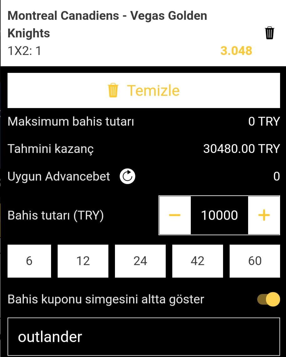 Günün <a href="/Betandyou_tr/">Betandyou</a> Teklisi

#NHLPlayoffs Buz Hokeyi 🤔🕳

🏒🇺🇲Montreal Canadiens-Vegas Golden Knights🏒🇺🇲

🏒Montreal Canadiens kazanir🏒

Betandyou Vip Üyelik👉m.betandyou8845083.top/tr/?tag=d_9348…