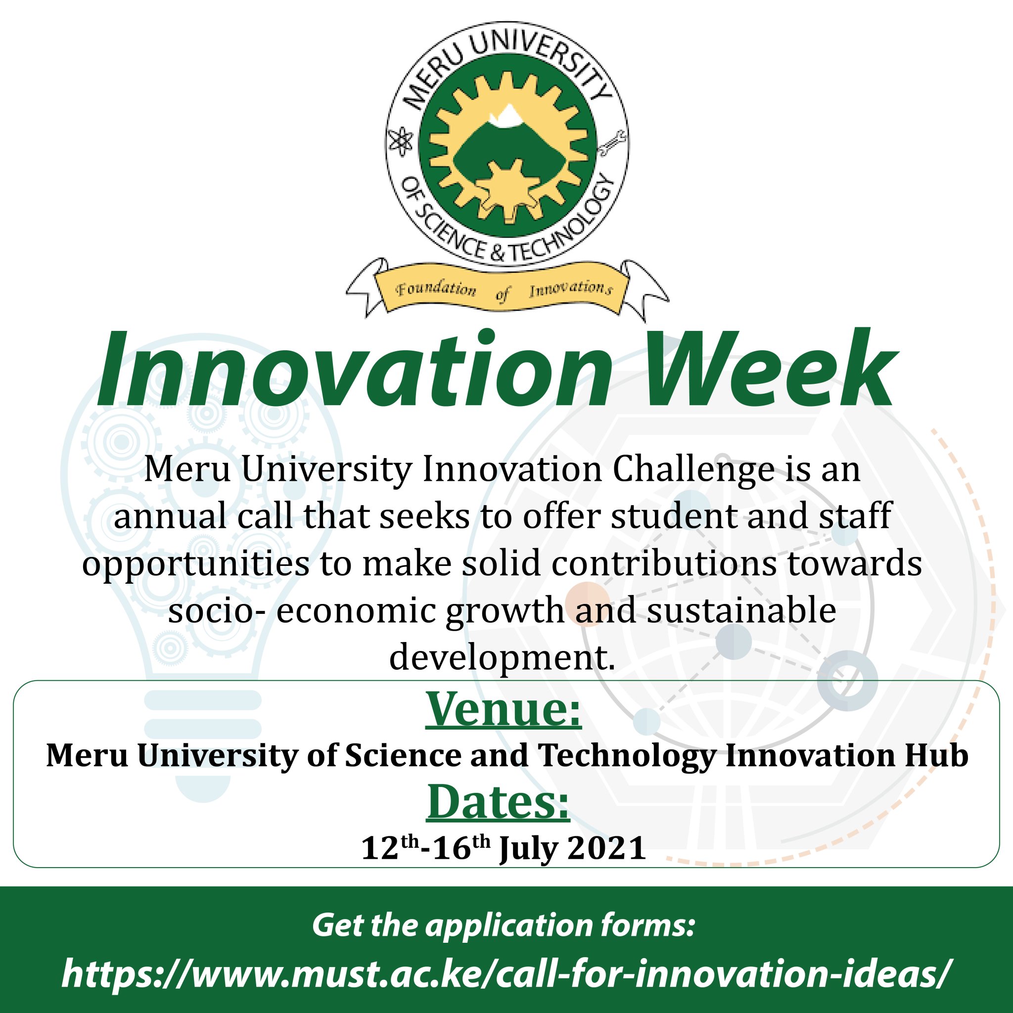 Meru University of Science and Technology (MUST) on Twitter: 
