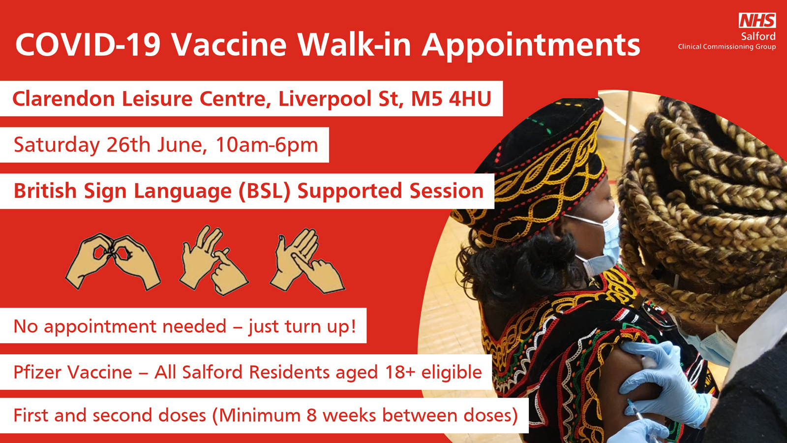 Salford CVS on Twitter "British Sign Language (BSL) supported COVID19