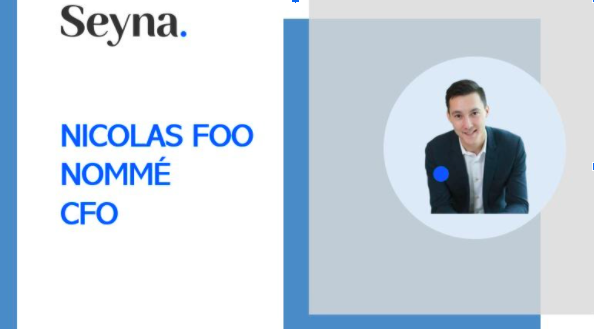 .<a href="/SeynaInsurance/">Seyna</a> est ravie d'annoncer l'arrivée de Nicolas Foo dans l'équipe, en tant que CFO ! 
En savoir plus: cutt.ly/xn7l1cG 

#insurtech #insurance #Platform
