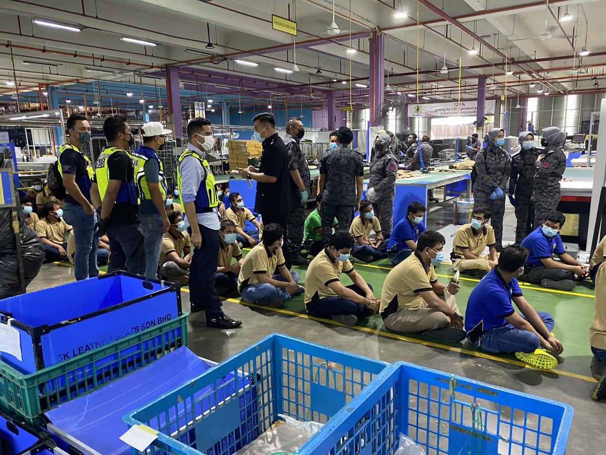 Operasi penguatkuasaan SOP PKP 3.0 oleh Menteri Dalam Negeri bersama agensi dibawah KDN di sekitar Lembah Klang.