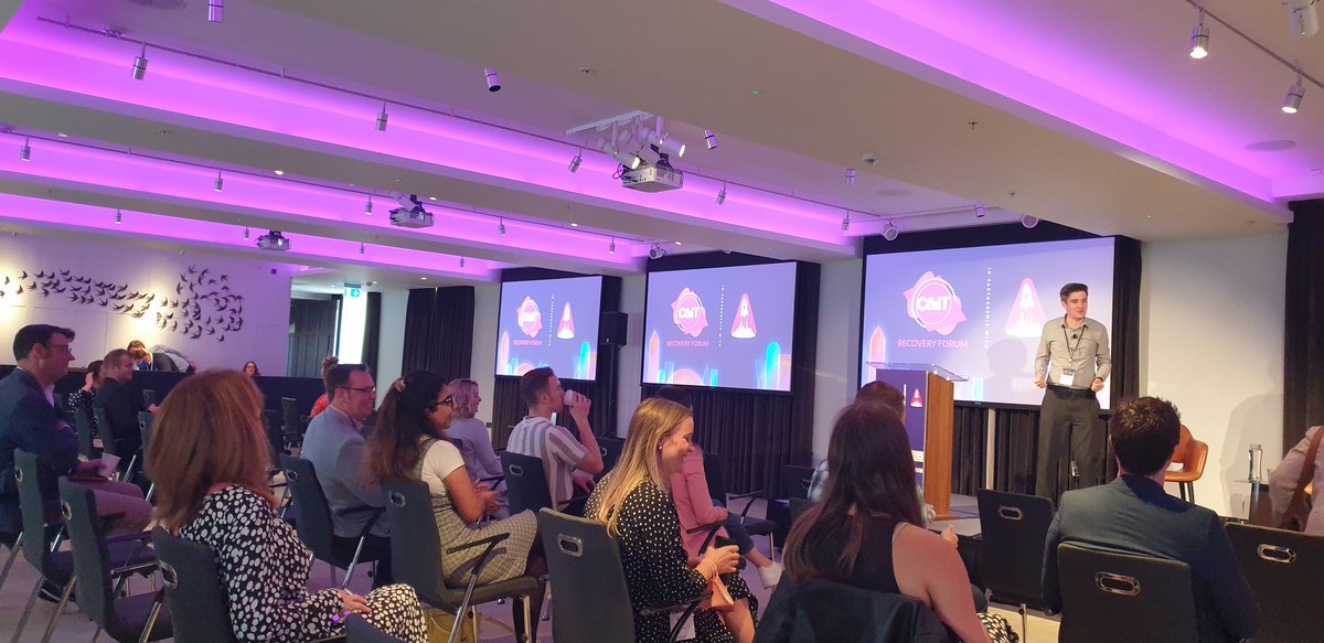 CITmagazine's tweet photo. And we're back live! Editor @CalumDiLieto opens the C&IT Recovery Forum at County Hall @etcvenues #citforum #eventprofs https://t.co/DZvdBw1r4J