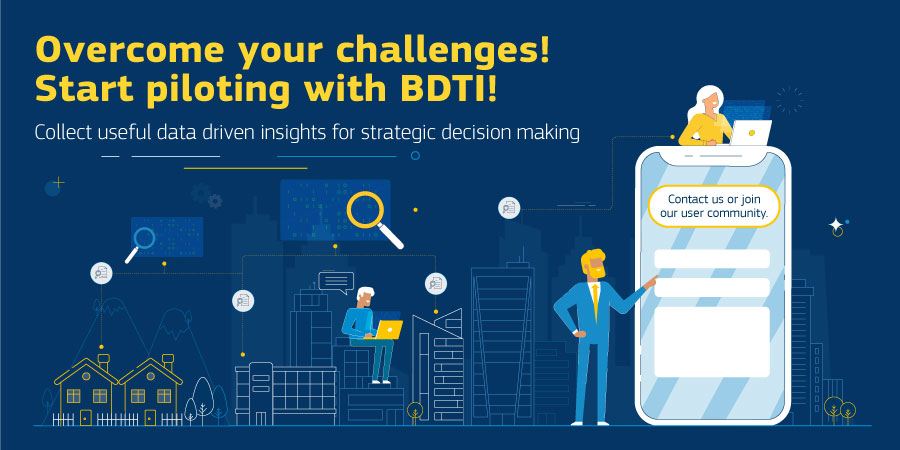 You saw many examples of how #BDTI is helping cities overcome different challenges.📊
What are you waiting for? 🙋We can help you start making #DataDriven decisions too! 
📩 Feel free to contact us and start your #DigitalTransformation: bit.ly/3w8ft51