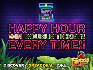 fantasyislanduk's tweet photo. #HappyHour
๐คฉ DOUBLE TICKETS = BETTER PRIZES ๐คฉ
Offer valid:
Yellow days: 11am - 12pm & 3pm - 4pm
Green days: 11am - 12pm & 4pm - 5pm
Pink/Purple days: 11am - 12pm & 5pm - 6pm
#DoubleTickets #HappyHour #Fantasticvalue #FantasyIslandArcade https://t.co/Uq68dj6rN0
