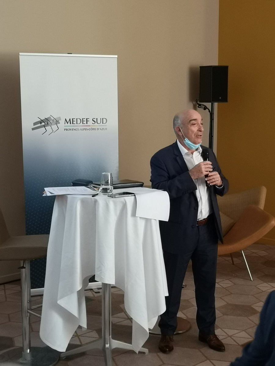 MEDEF_Sud's tweet photo. Le @MEDEF_Sud tient son #AssembléeGénérale ce matin à l'Hôtel Renaissance d'Aix-en-Provence.
👉 Au programme : vie statutaire, retour sur l'année 2020, projets à venir, #CapRaisondEtre2021, #FDNum, #Seminaire des #mandataires, #REF2021, #Colloque @armees_zone_sud, etc. https://t.co/QXIhD10DjK