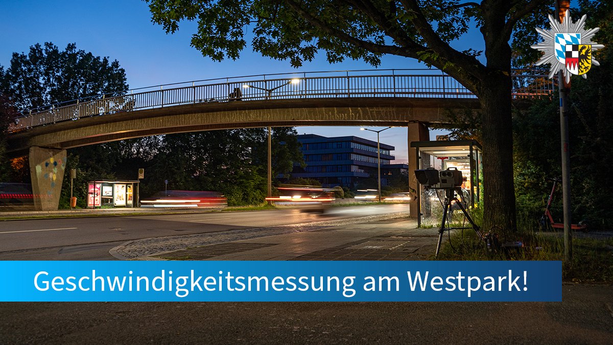 PolizeiMFR's tweet photo. Am Mittwochabend den 16.06.21 wurden am Westpark erneut #Geschwindigkeitsmessungen durchgeführt.
Hier wurden 1054 Fahrzeuge gemessen. Davon mussten 47 Fahrer mit einem #Verwarngeld, 9 mit einem #Bußgeld und zwei mit einem #Fahrverbot belegt werden.
https://t.co/U5qy8NgI1V https://t.co/kpj7EogFun