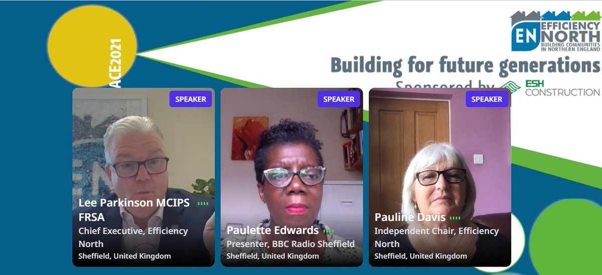 CarolineLeeEN's tweet image. We are off to a start on day 3 of our annual conference #ENACE2021
Today we are looking at #retrofit #gridcapacity #infrasttucture #funding #financing #policy #energyefficiency #green #housing #construction #NetZero