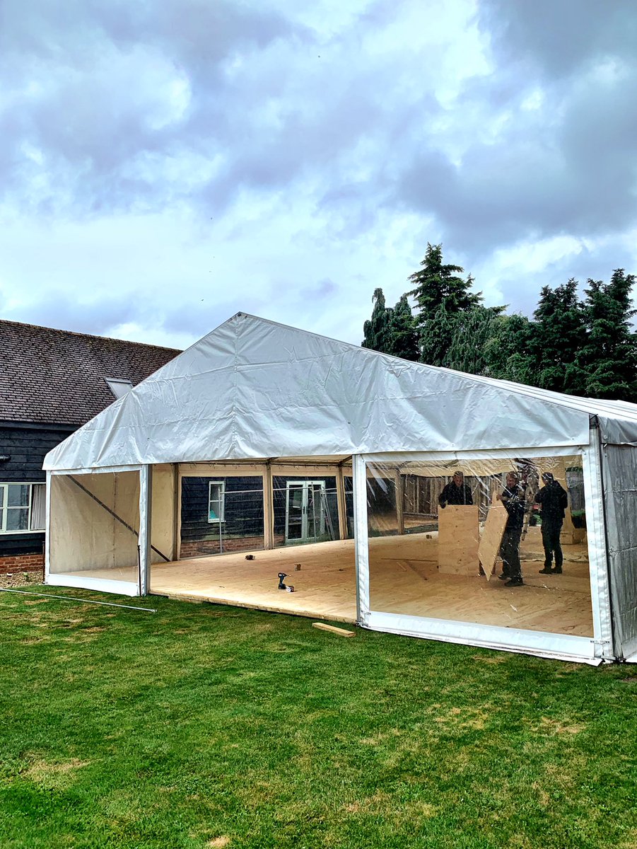Out building #wedding #marquees again #marqueehire #marqueehirebucks meadowmarquees.co.uk