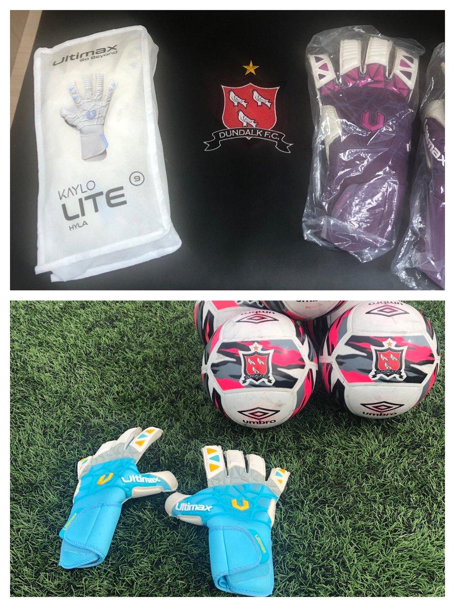 Thanks to <a href="/UltimaxProducts/">Ultimax Goalkeeping Products</a> for the delivery of gloves &amp; continued support. Great quality gloves &amp; just in time for our <a href="/EuropaConLeague/">UEFA Europa Conference League</a> preparation <a href="/DundalkFC/">Dundalk FC</a>
