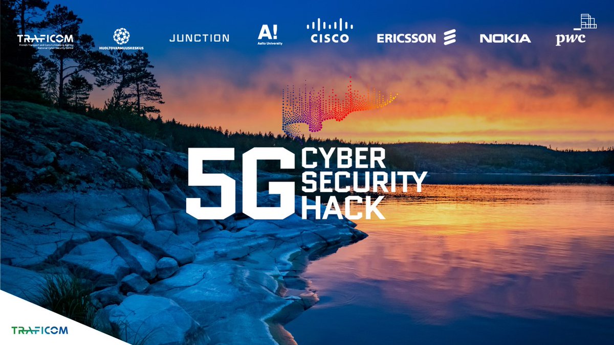 TraficomFinland's tweet photo. Grand global collaboration around #5G #cybersecurity in Finland! 💙 Thanks goes to 130 white hat hackers from 30 countries who joined #5GCyberHack https://t.co/3pQ0Pw8H01
Big hand to all!💙@Cisco @ericsson @nokia @PwC_Suomi @AaltoUniversity @varmuudenvuoksi @CERTFI @hackJunction https://t.co/hTwpY5VxaQ
