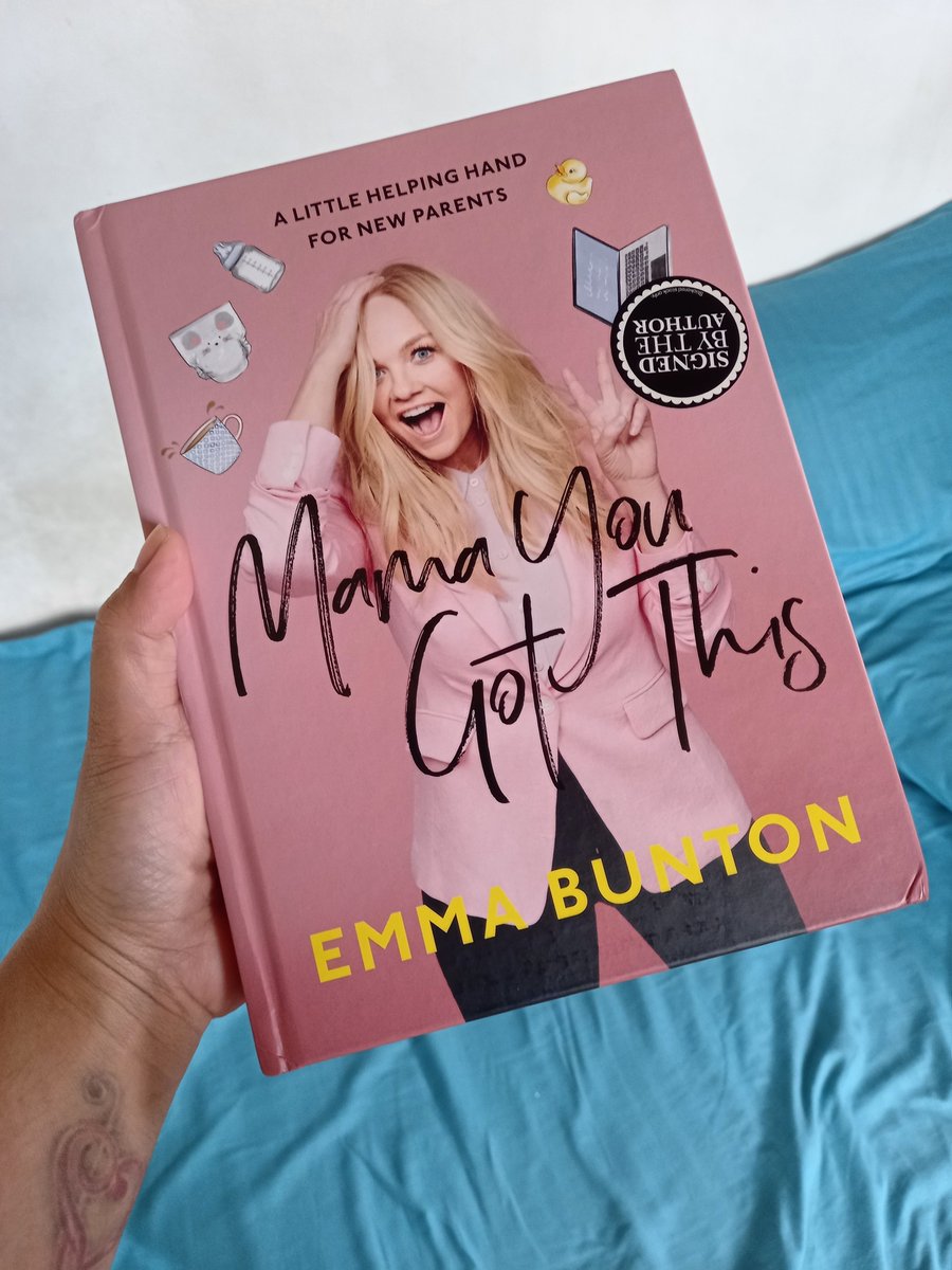 chissapalooza's tweet photo. Am I a Mama? No, not yet. But I GOT THIS because #IAmASpiceGirl, always and forever. 😍🥰💖

(I got a paper cut from excitedly opening the package! Lmao.)

Congratulations, and thank you for writing this book, @EmmaBunton!!! #MYGT #MamaYouGotThis https://t.co/v8SUOw959T